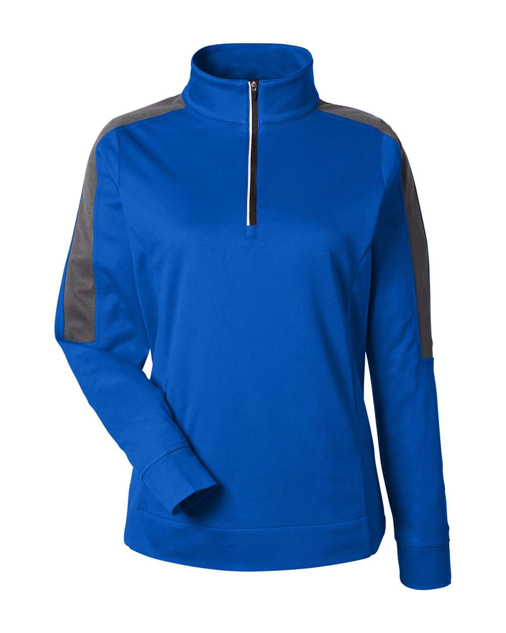 Women's Market Snag Protect Mesh Colorblock Quarter-Zip Pullover - CE404W 43