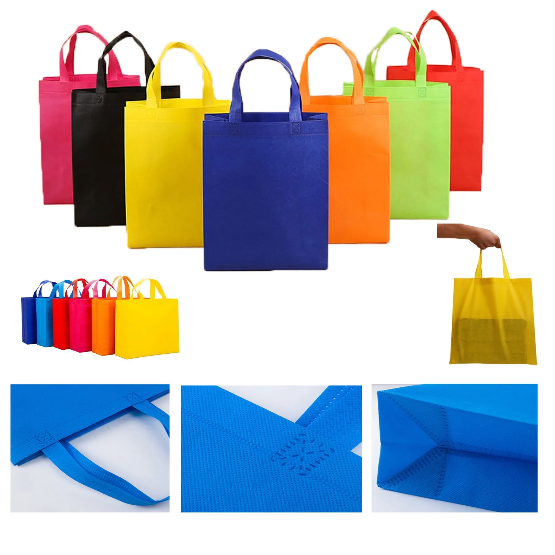 Shopping Non-woven Tote Bag With Handles 2