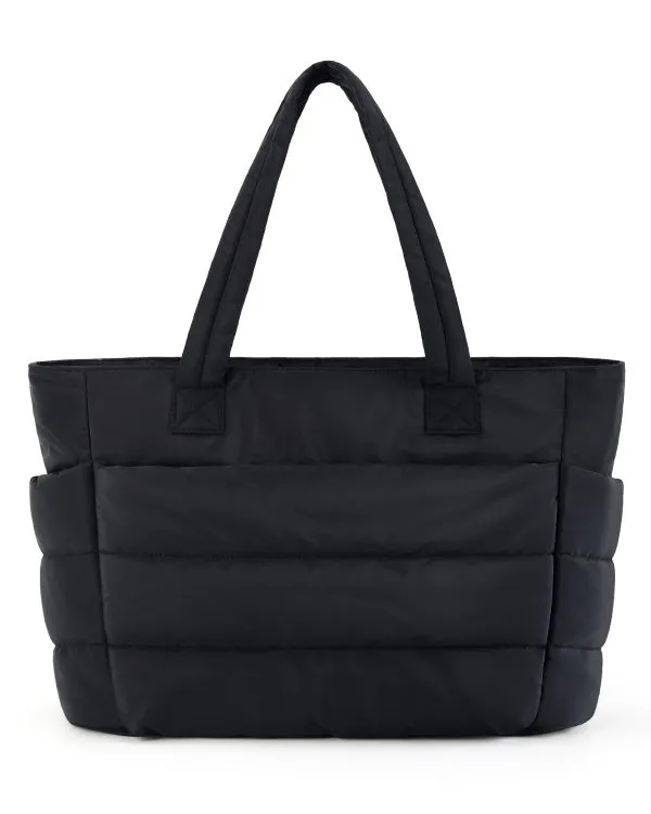 Gocvo Puffer Tote Bag for Women, custom tote bag with logo imprint 6