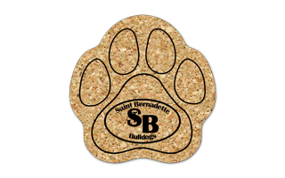 Paw Cork Coaster 5PW 4