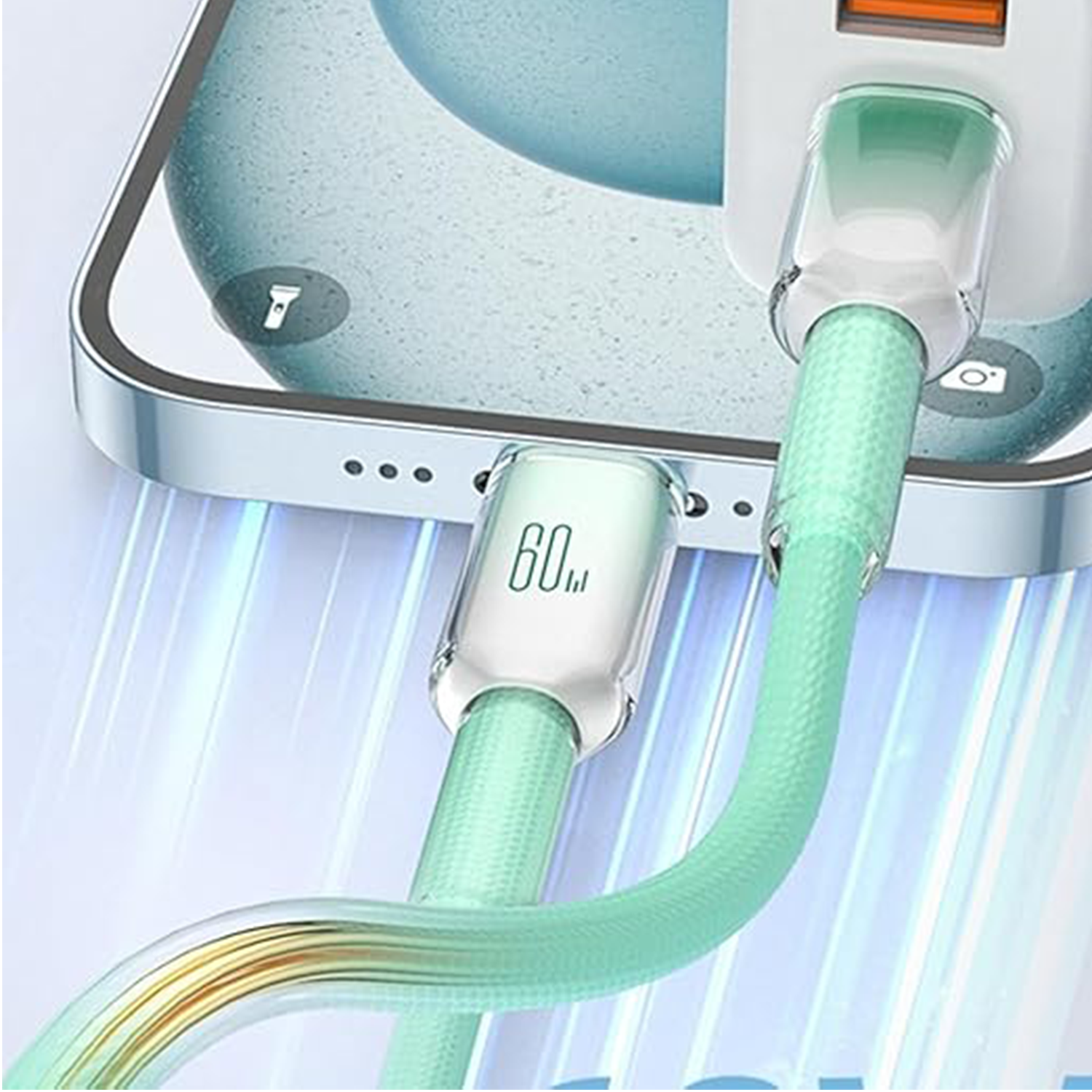 60W Fast Charging USB Type-C Cable 8