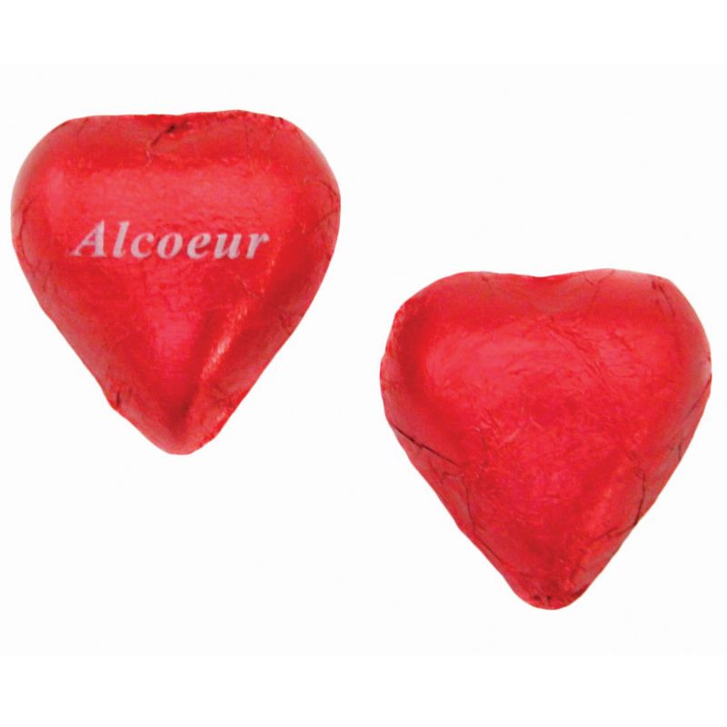 Imprinted Chocolate Foiled Hearts 2