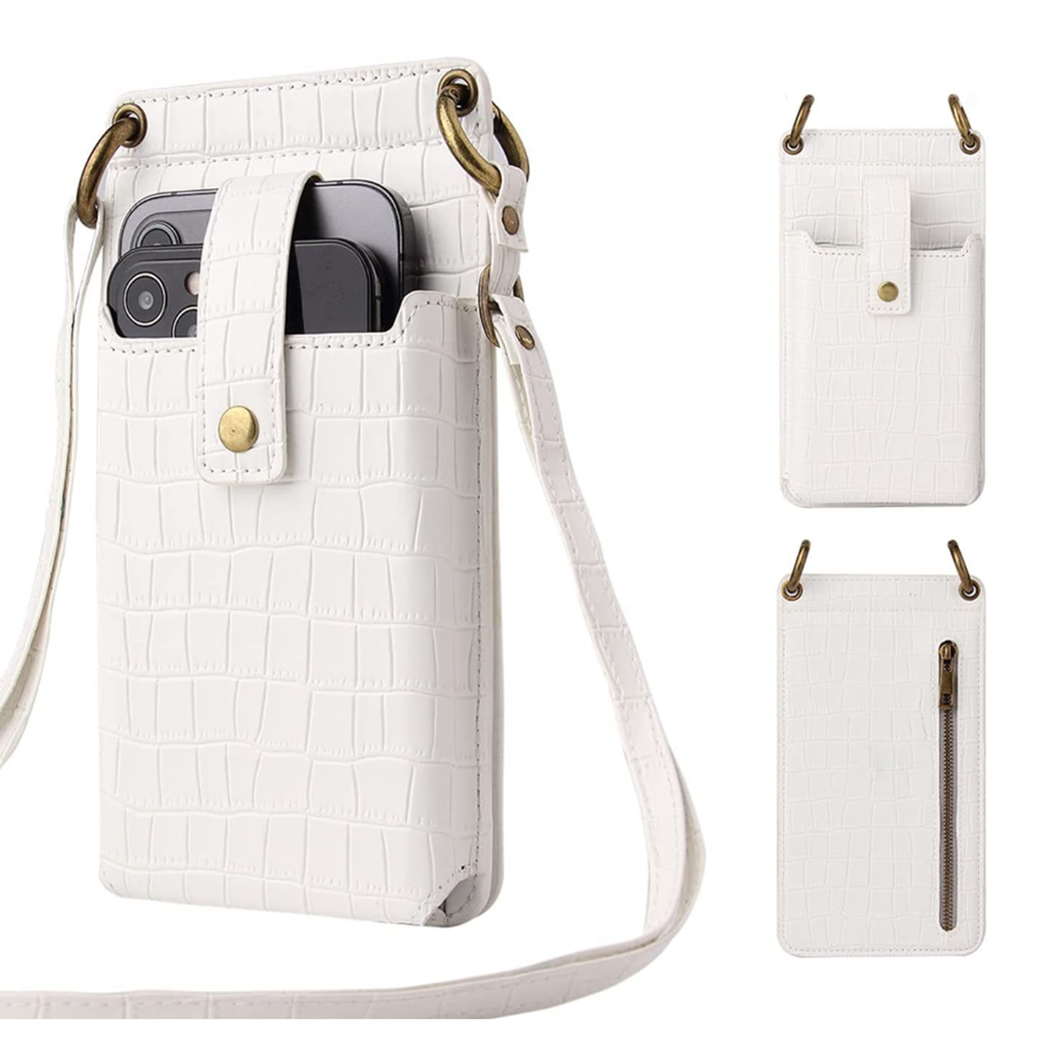 Lightweight Mini Shoulder Bag Purse w/ Credit Card Slots 8