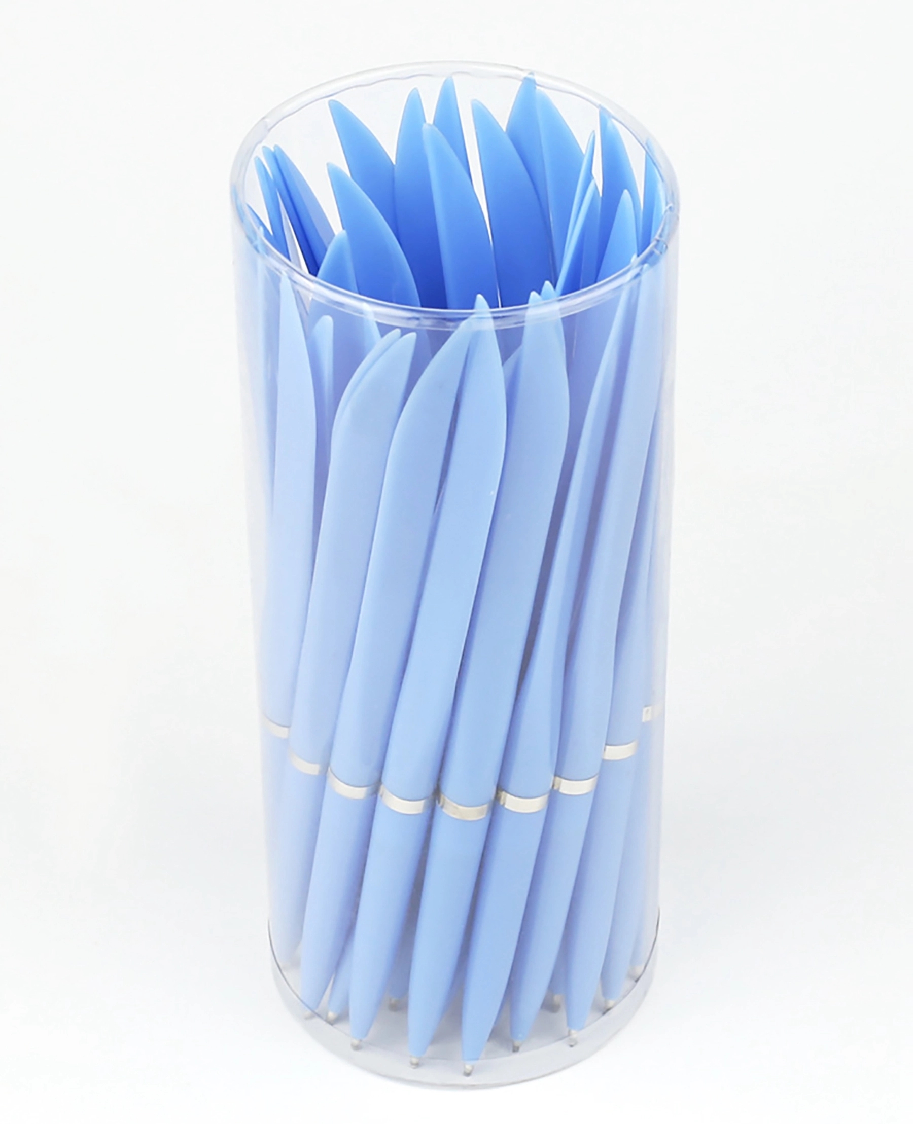 Multi Function Knife Shape Plastic Ball Pen 6