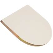 Recycled Milk Carton Round Sticky Notes Pad 30