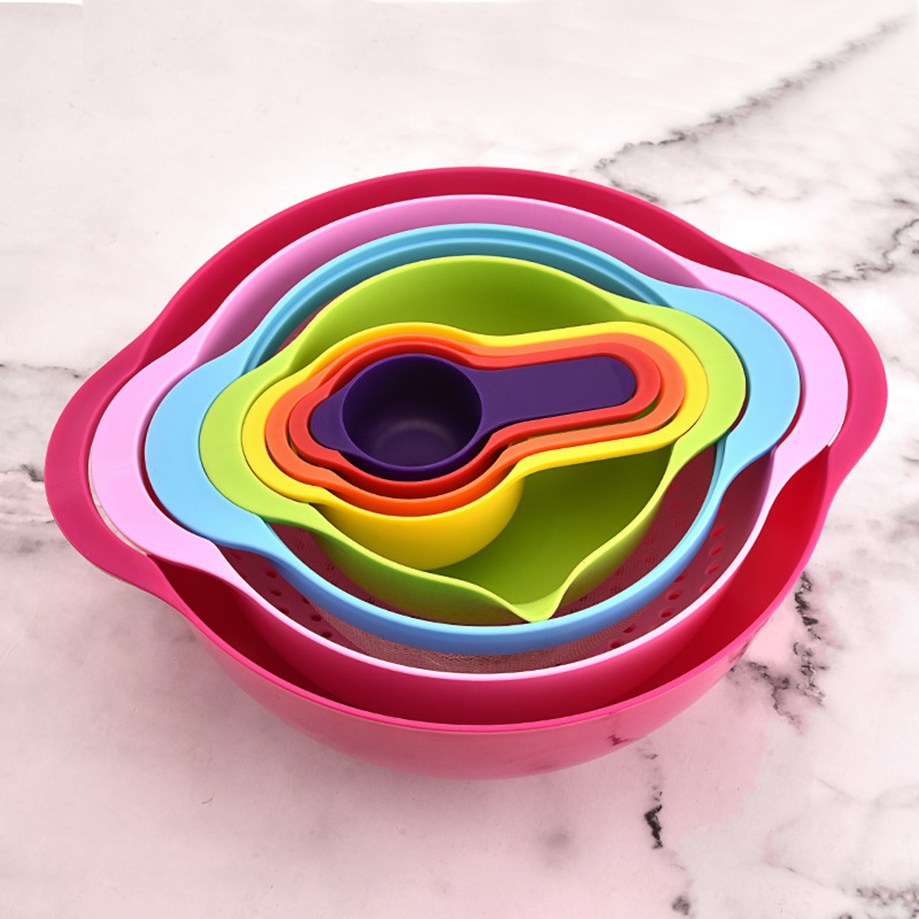 8-Piece Collapsible Silicone Measuring Cups And Spoons 5