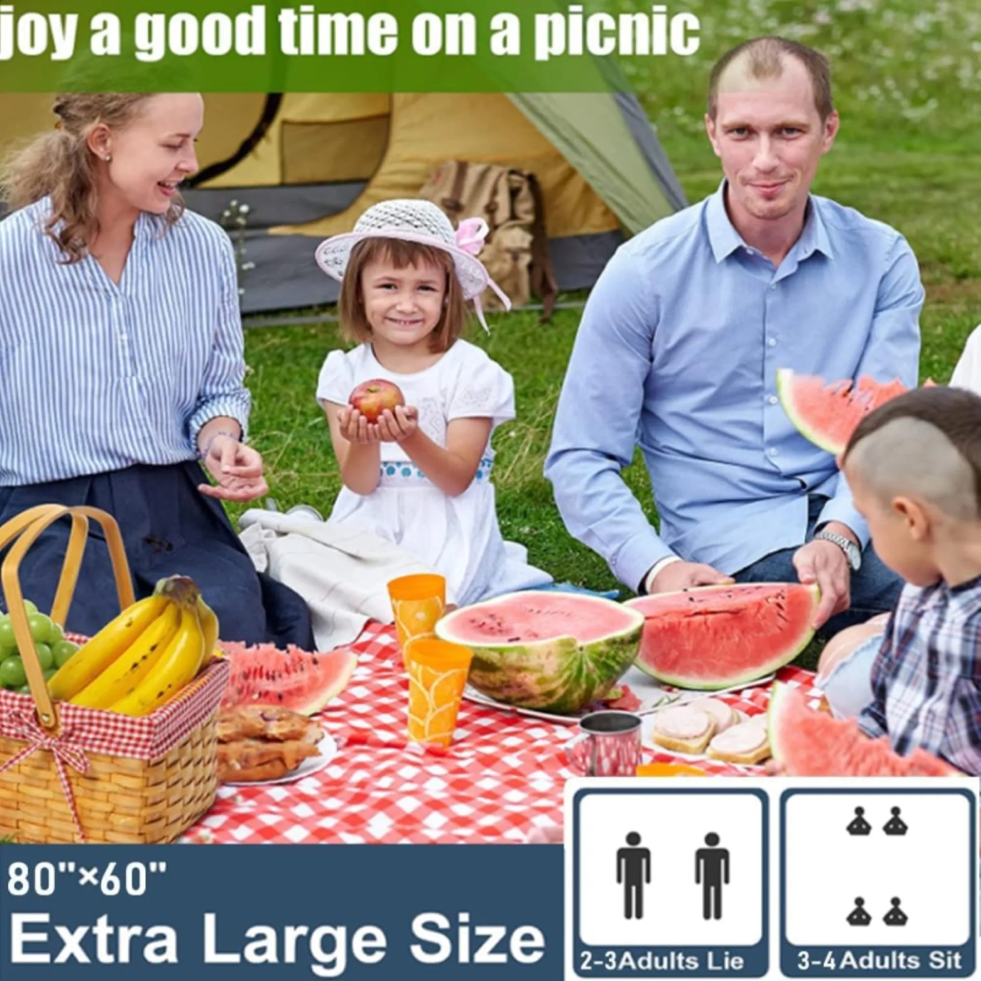 Outdoor Foldableable Portable Picnic Mat 2