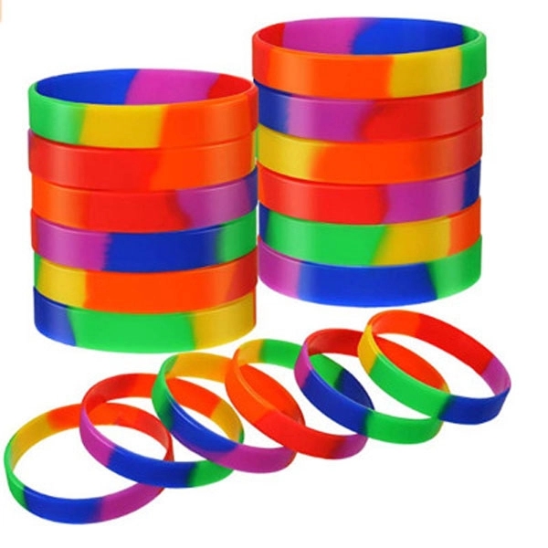 Rainbow Silicone Bracelet 2