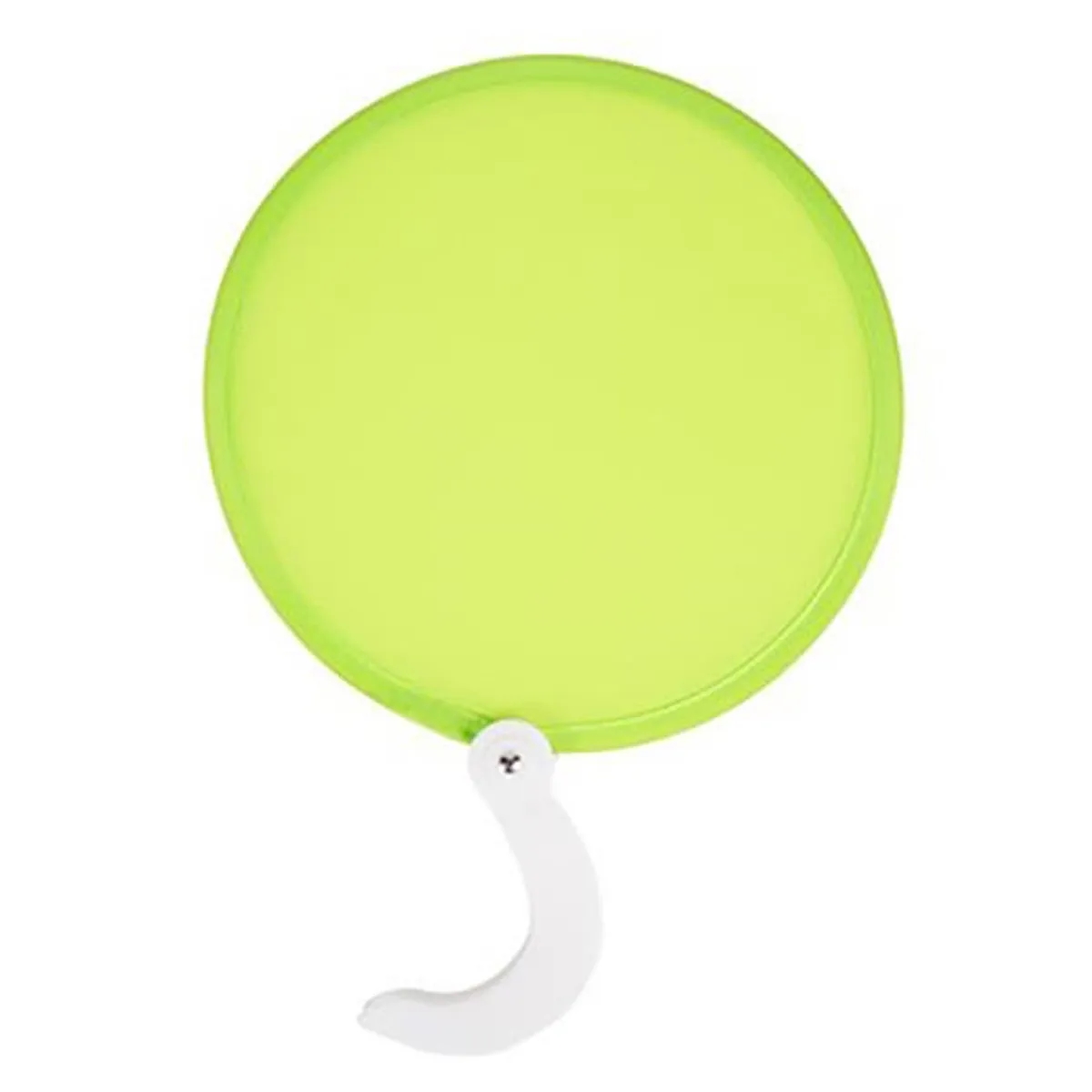 Custom Portable Foldable Polyester Hand Held Disc Fan 3