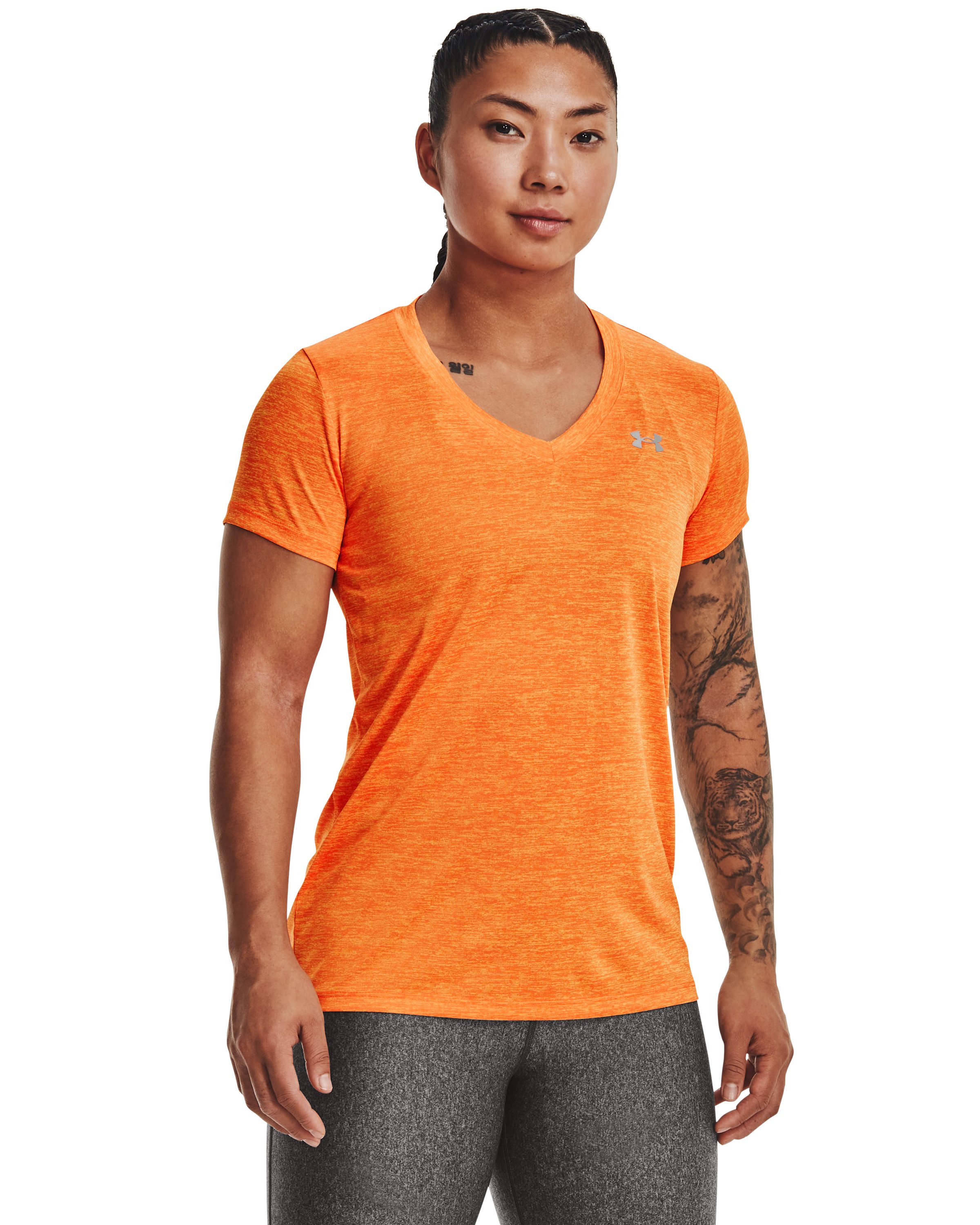 UA Tech Twist Women's V-Neck Short Sleeve 58