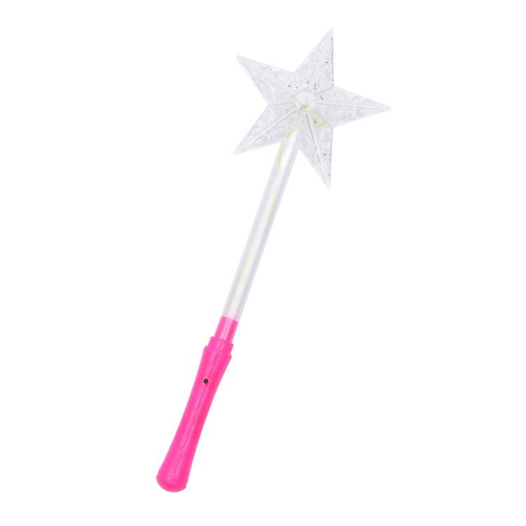 LED Light Up Frozen Snowflake Wand Toy For Kids 5