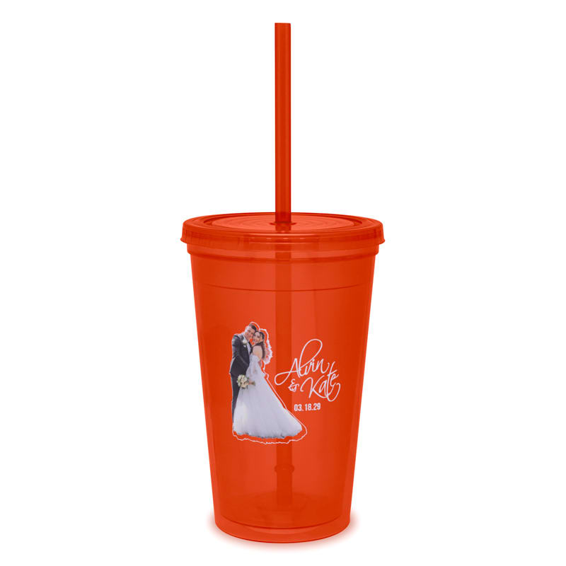 Custom Double Wall Tumbler - 16 Oz. 24