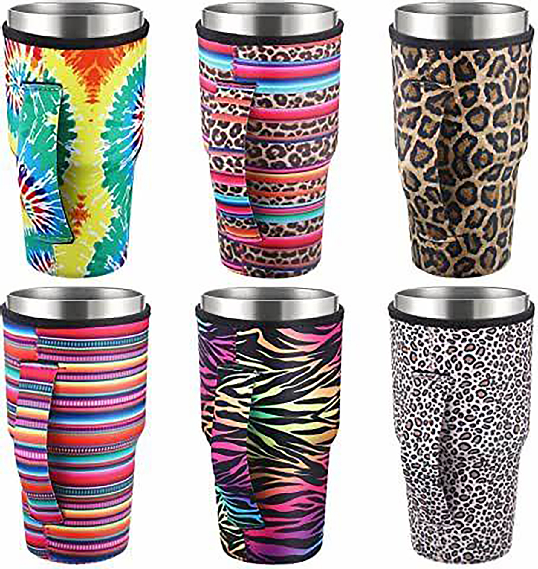 30-32 oz Reusable Neoprene Insulated Sleeves Cup Cover, custom koozie with logo imprint 4