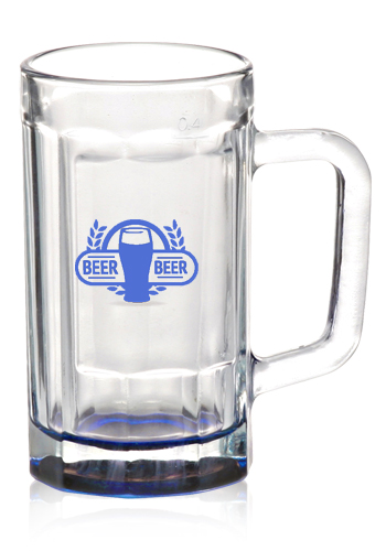 15 oz. Sports Fan Glass Beer Mugs 17