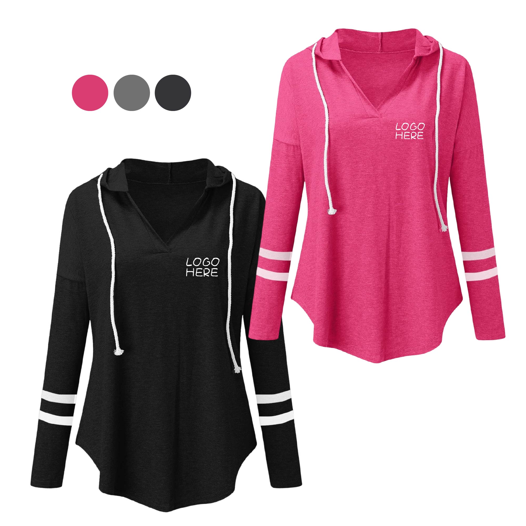 Casual Short Tie Sleeves Tops V Neck Tee 2