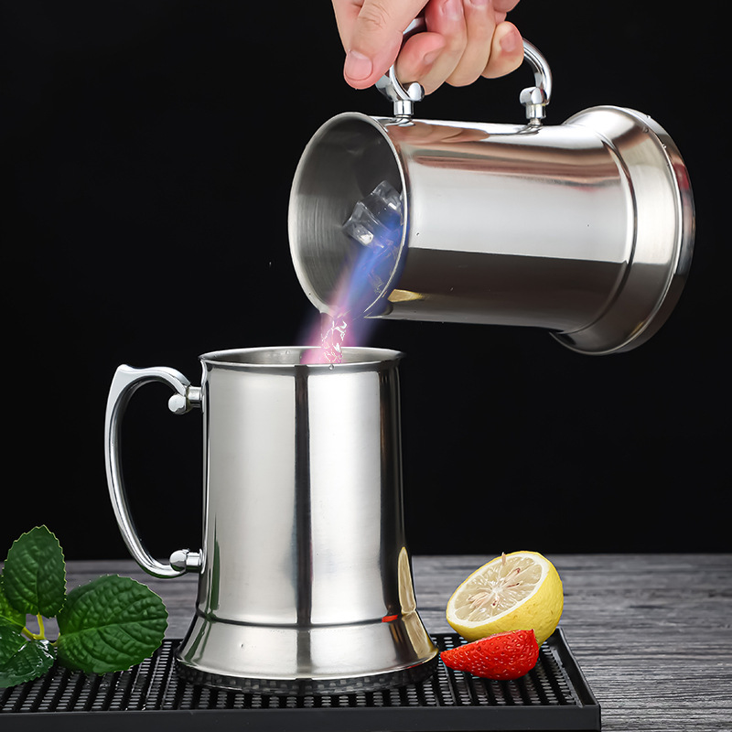 13.5oz Stainless Steel Beer Mugs 4