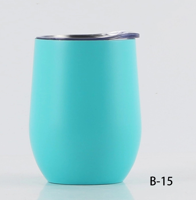 12 OZ U shape Stemless Thermos cup 43