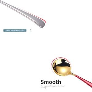8.26 Inch Dual Color Gold Spoon 28
