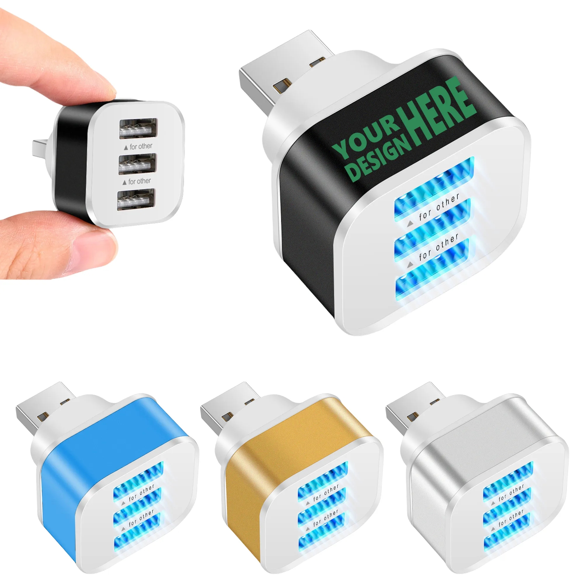 Usb Splitter 1 In 3 Out MOQ 100PCS 3