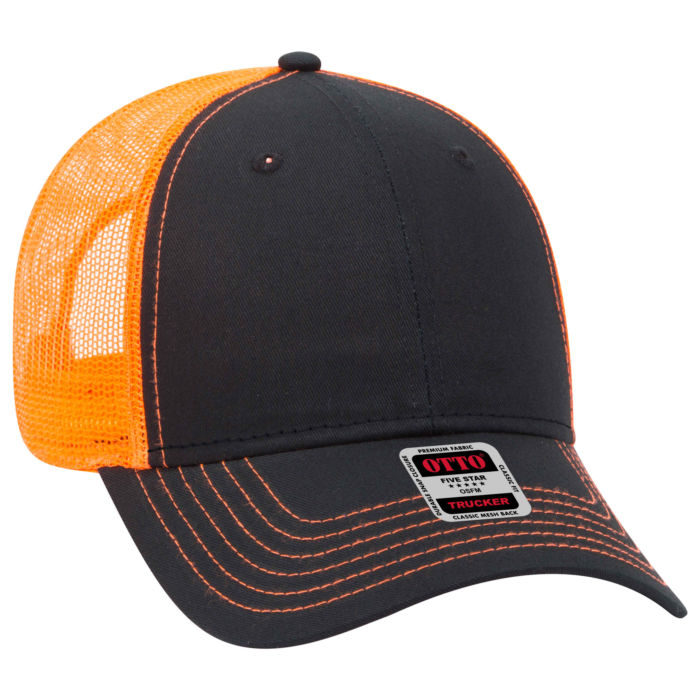 OTTO CAP® 6 Panel Low Profile Mesh Back Trucker Hat 19