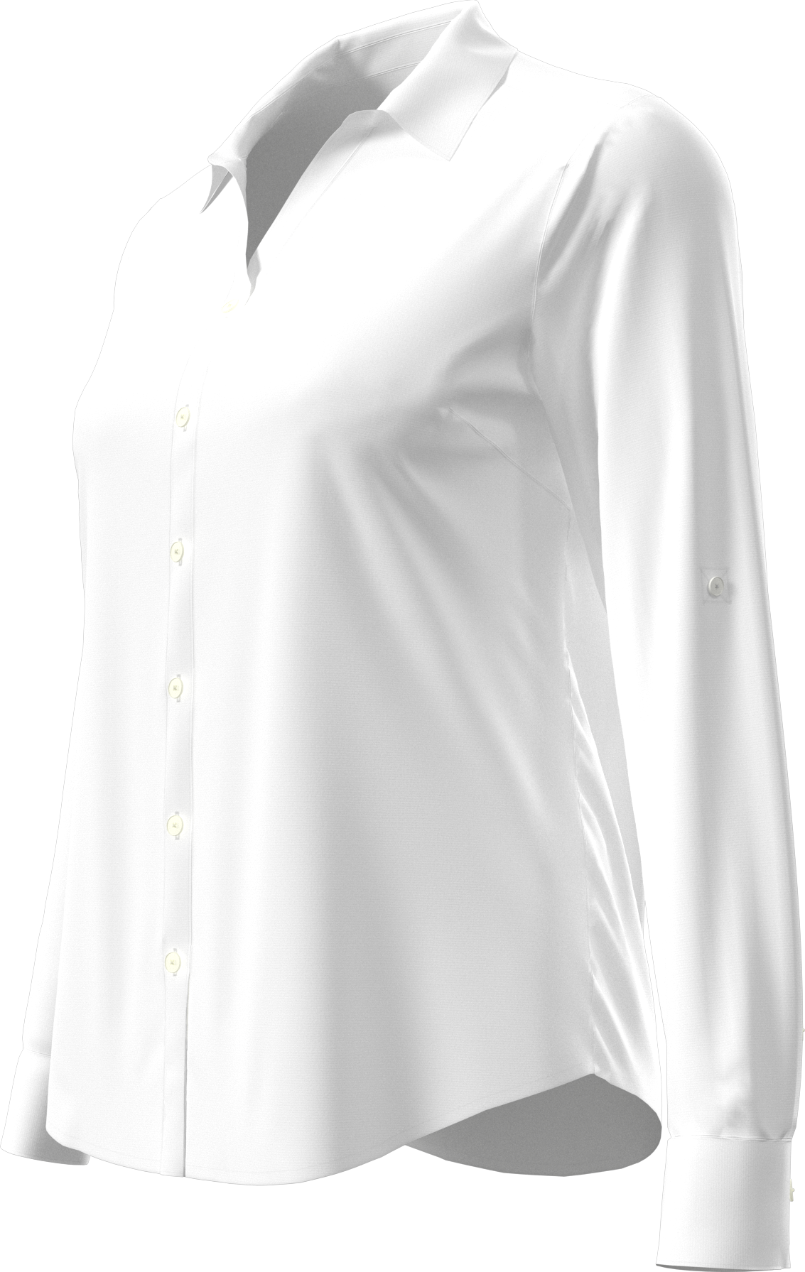 Heather Woven Long Sleeve Button Down Shirt 15