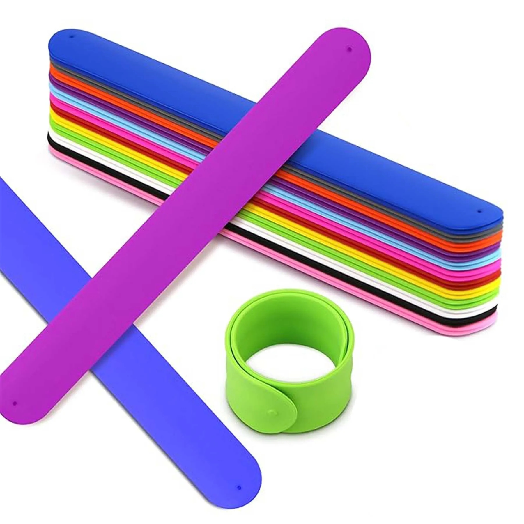 Silicone Slap Bracelet Wristband 3