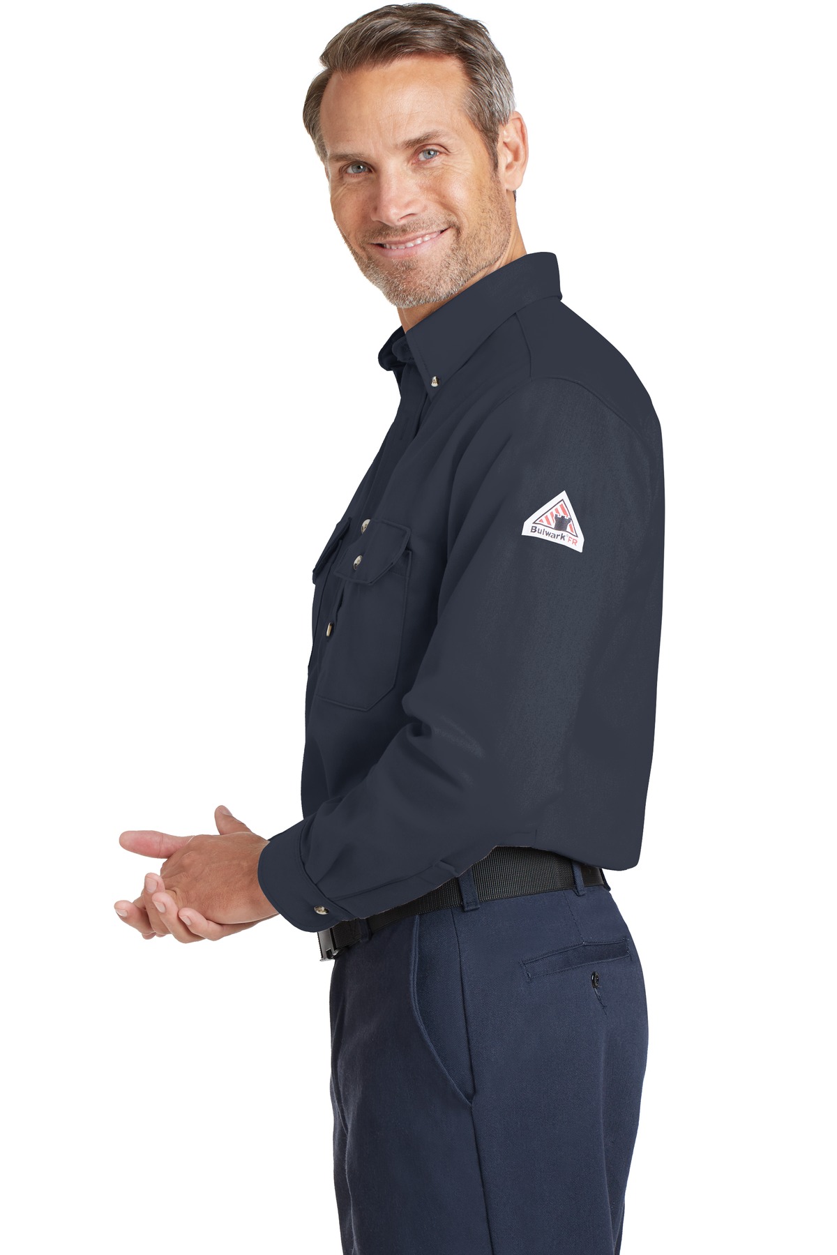Bulwark EXCEL FR ComforTouch Dress Uniform Shirt. SLU2 9