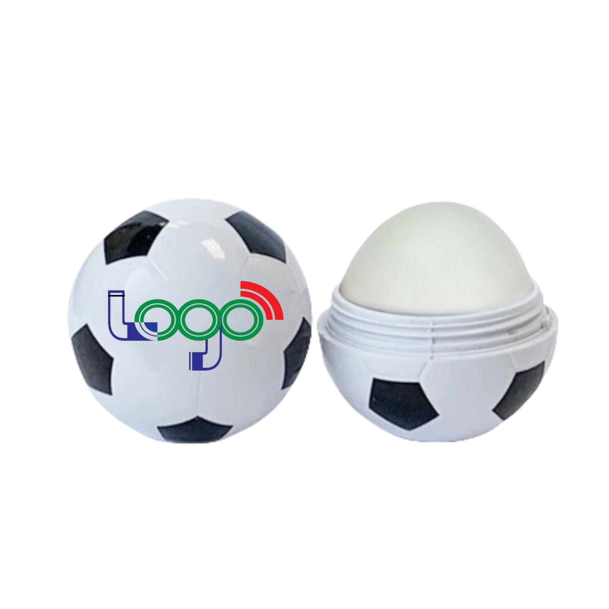 Soccer Lip Balm Moisturizer Container 1