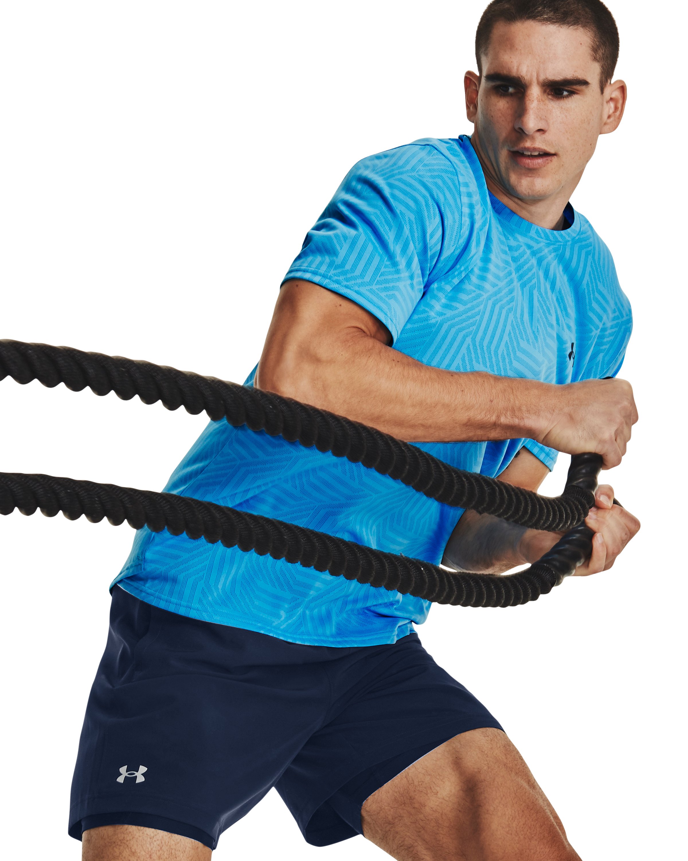 UA Vent Jacquard Men's Training Short Sleeve 4