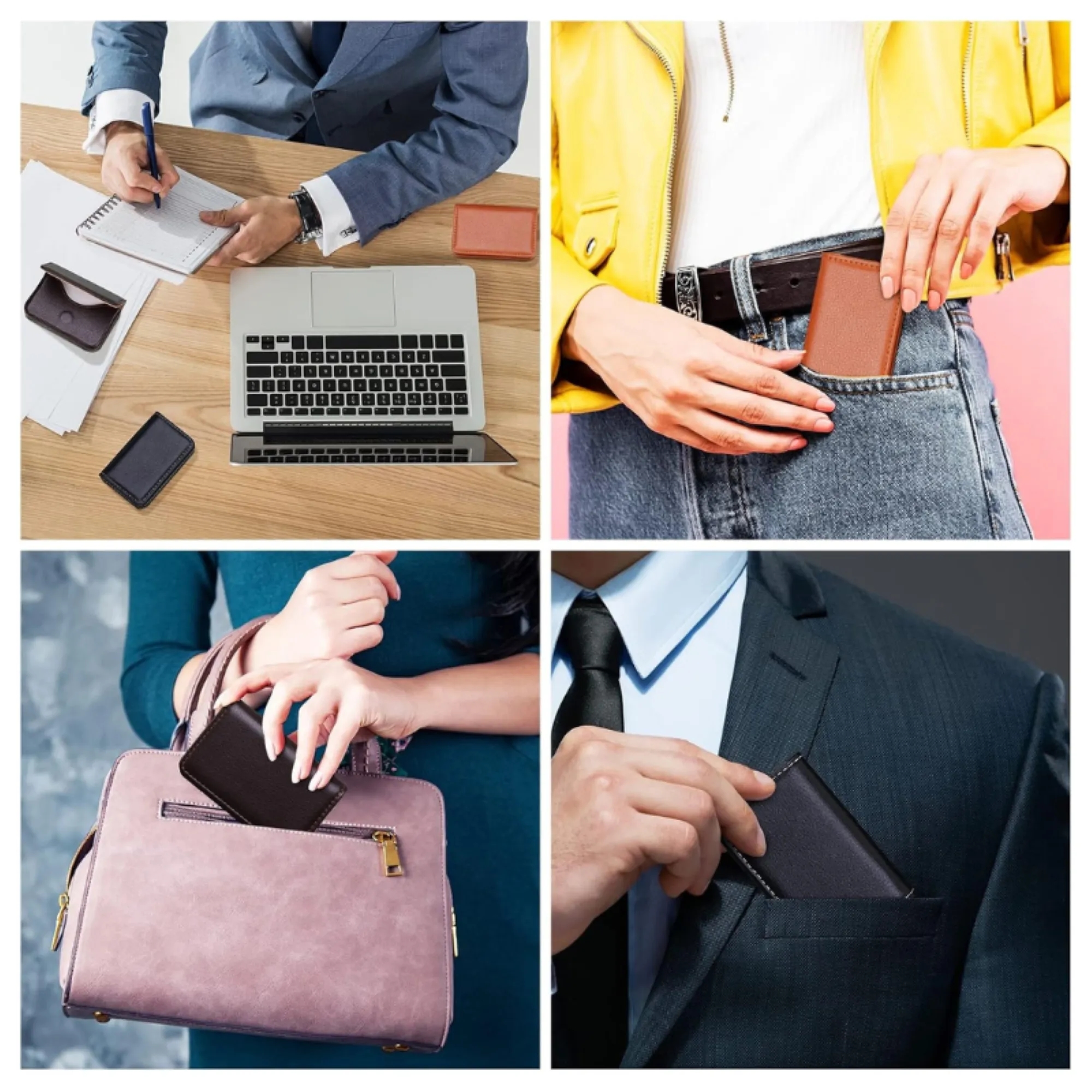 PU Leather Business Card Case 4