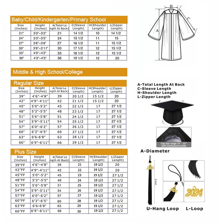Graduation Cap and Gown Set 2