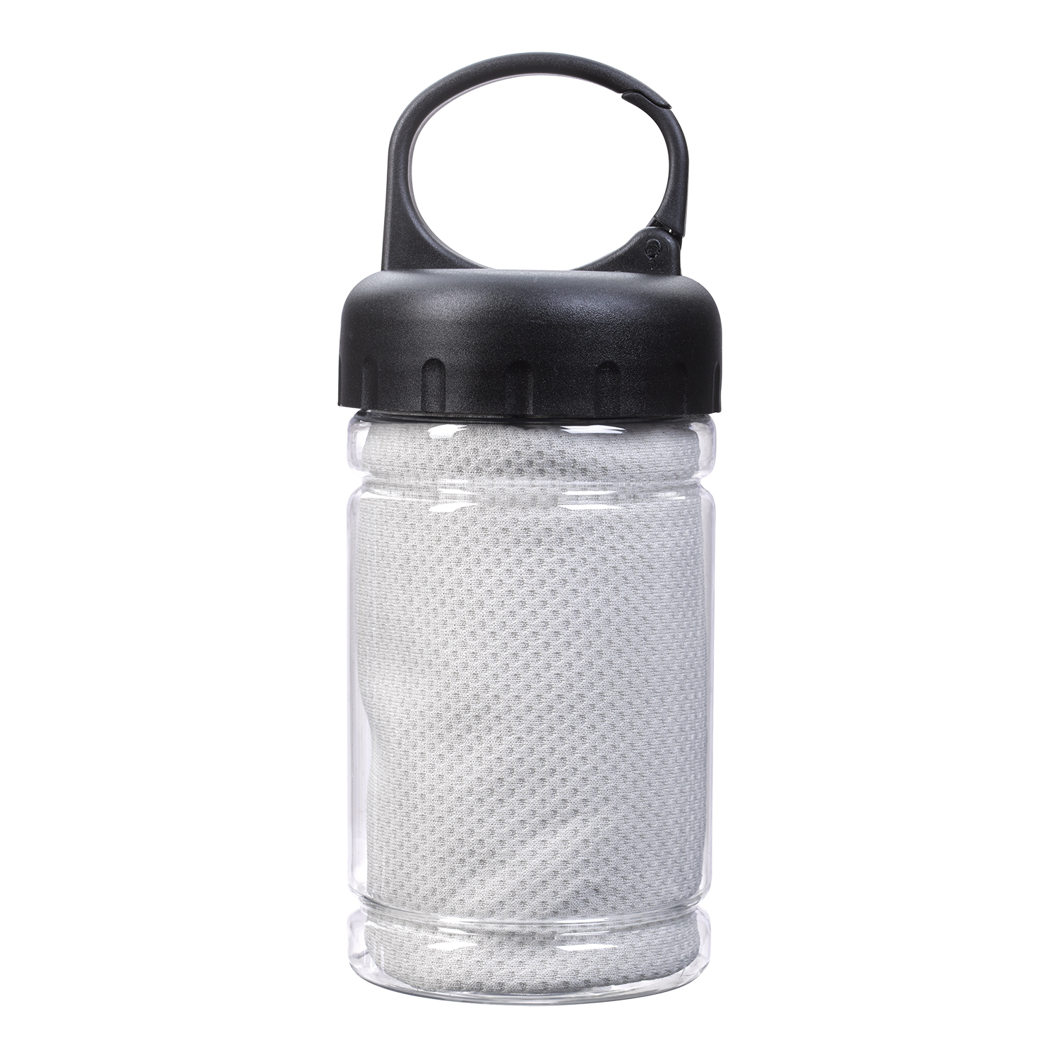 Carabiner Bottle with Cooling Towel