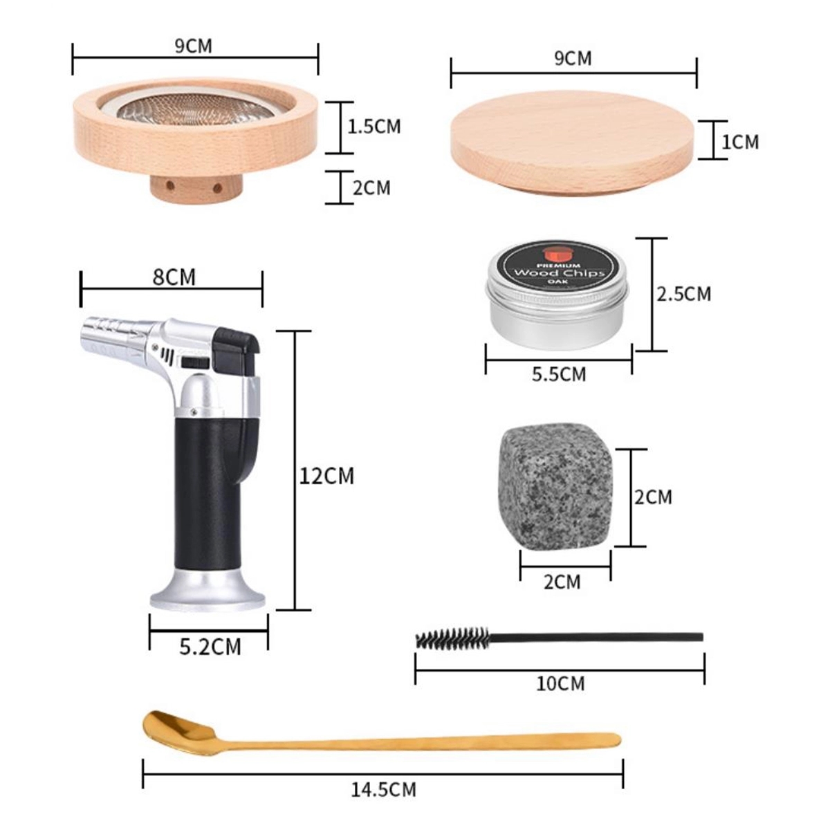 COCKTAIL SMOKER KIT WITH TORCH 2