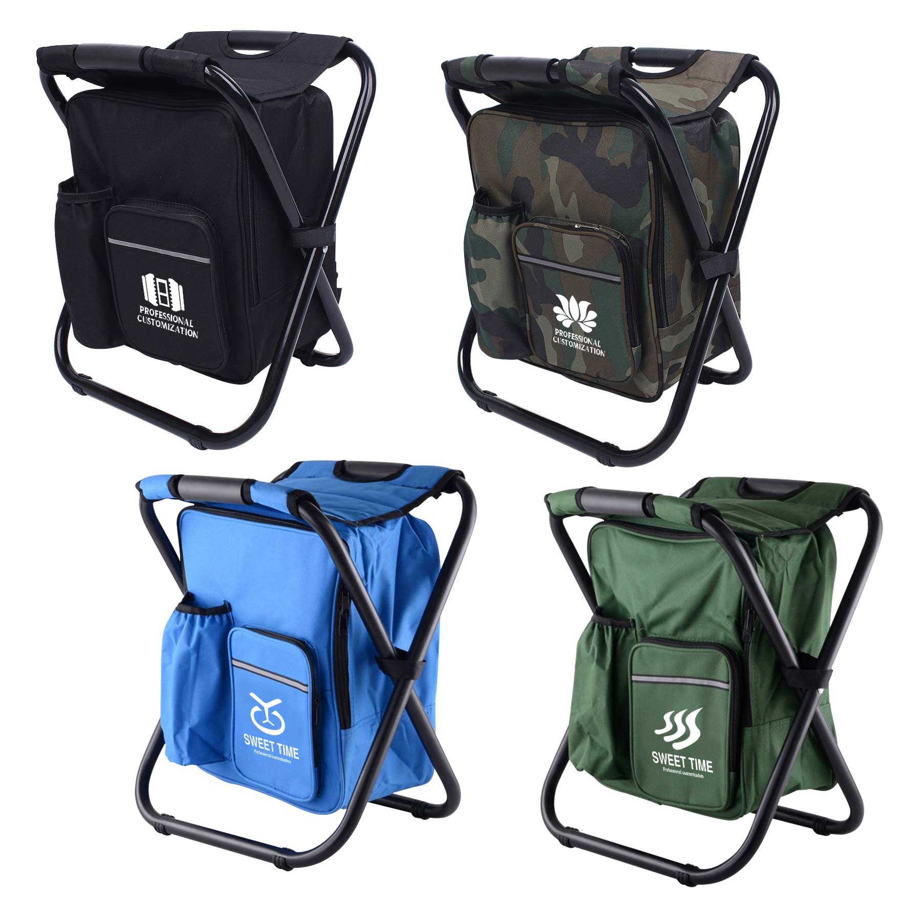 Cooler Backpack With Foldable Chair 1