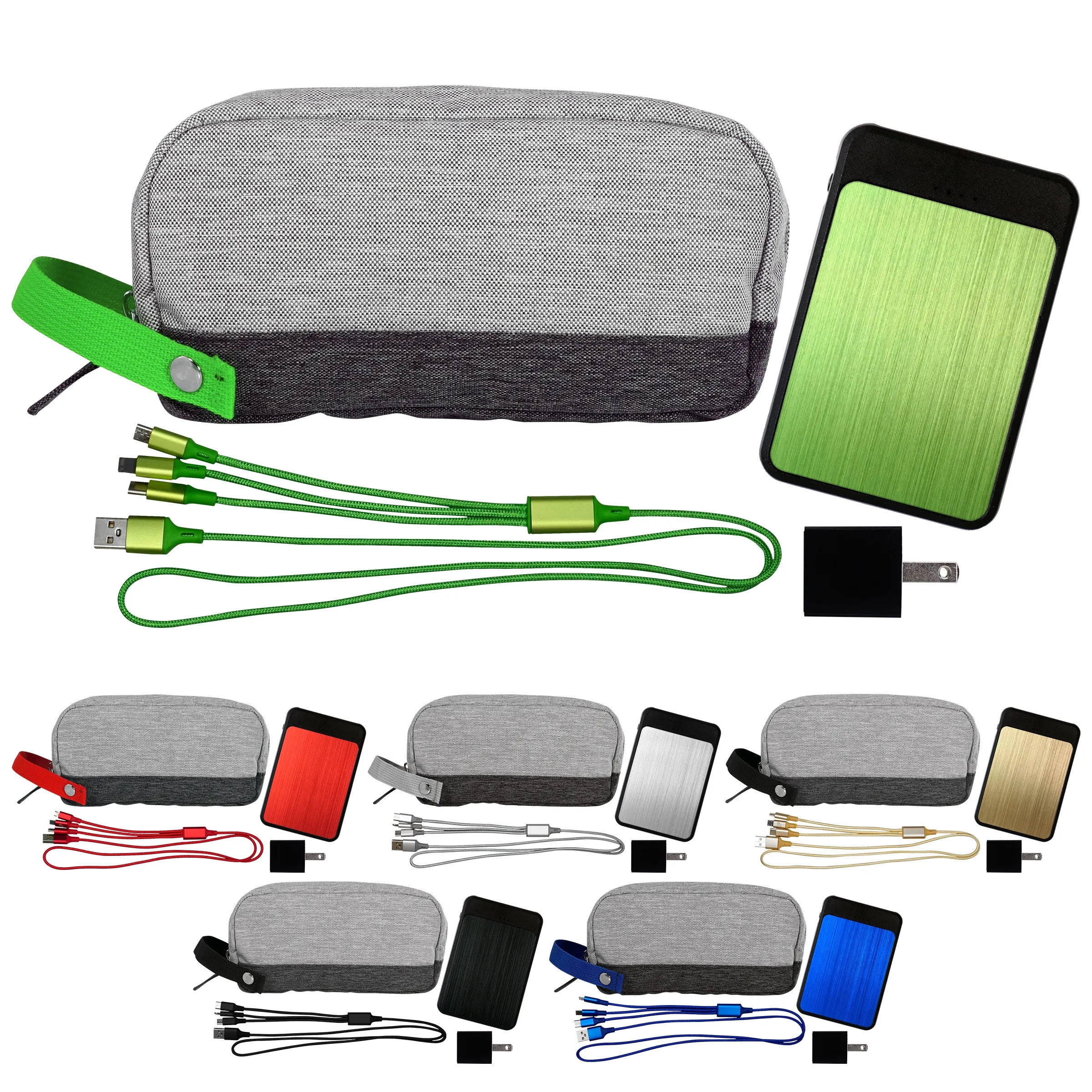 Bay Vivid Power Bank, Cable & Wall Set 3