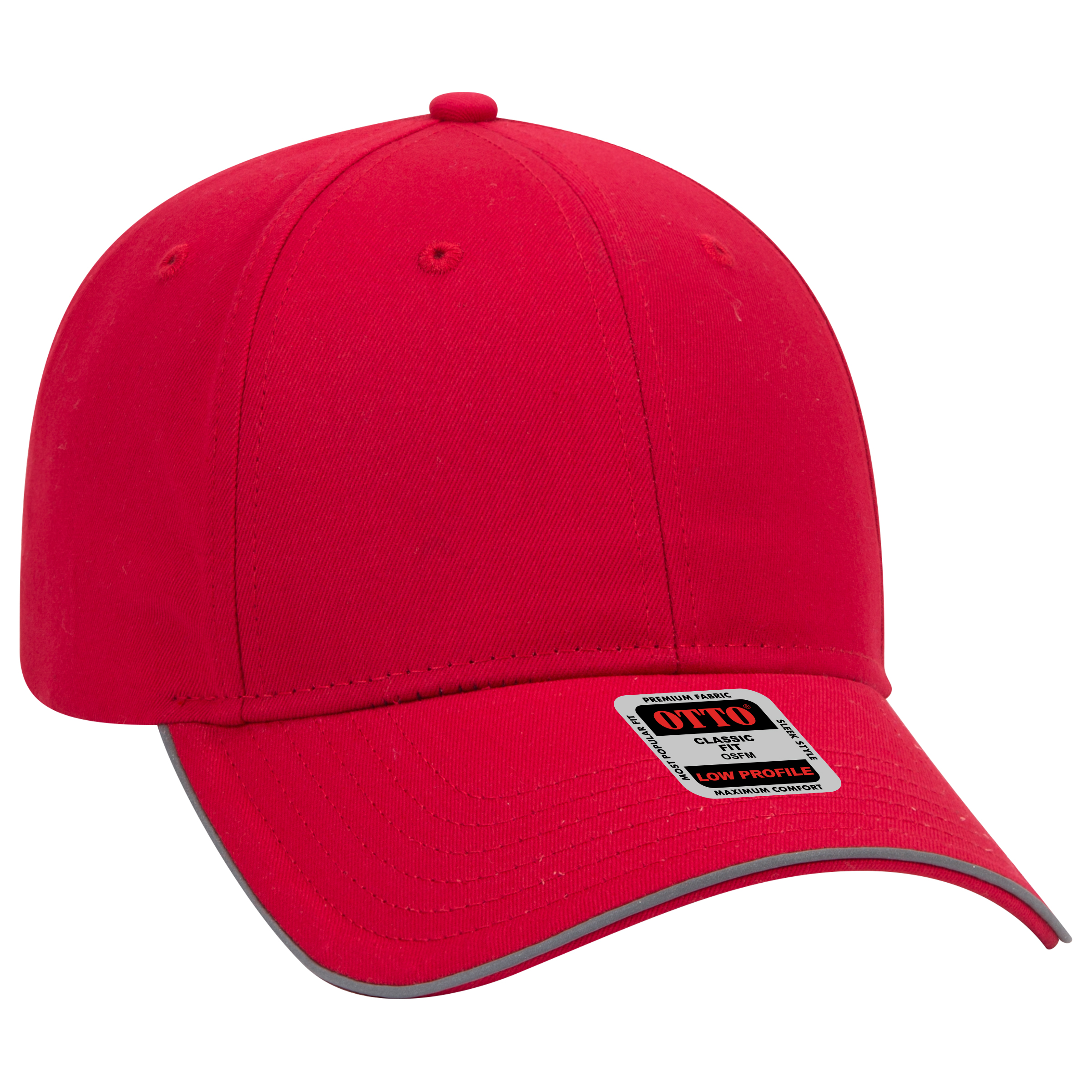 OTTO CAP® Reflective 6 Panel Low Profile Baseball Cap 15