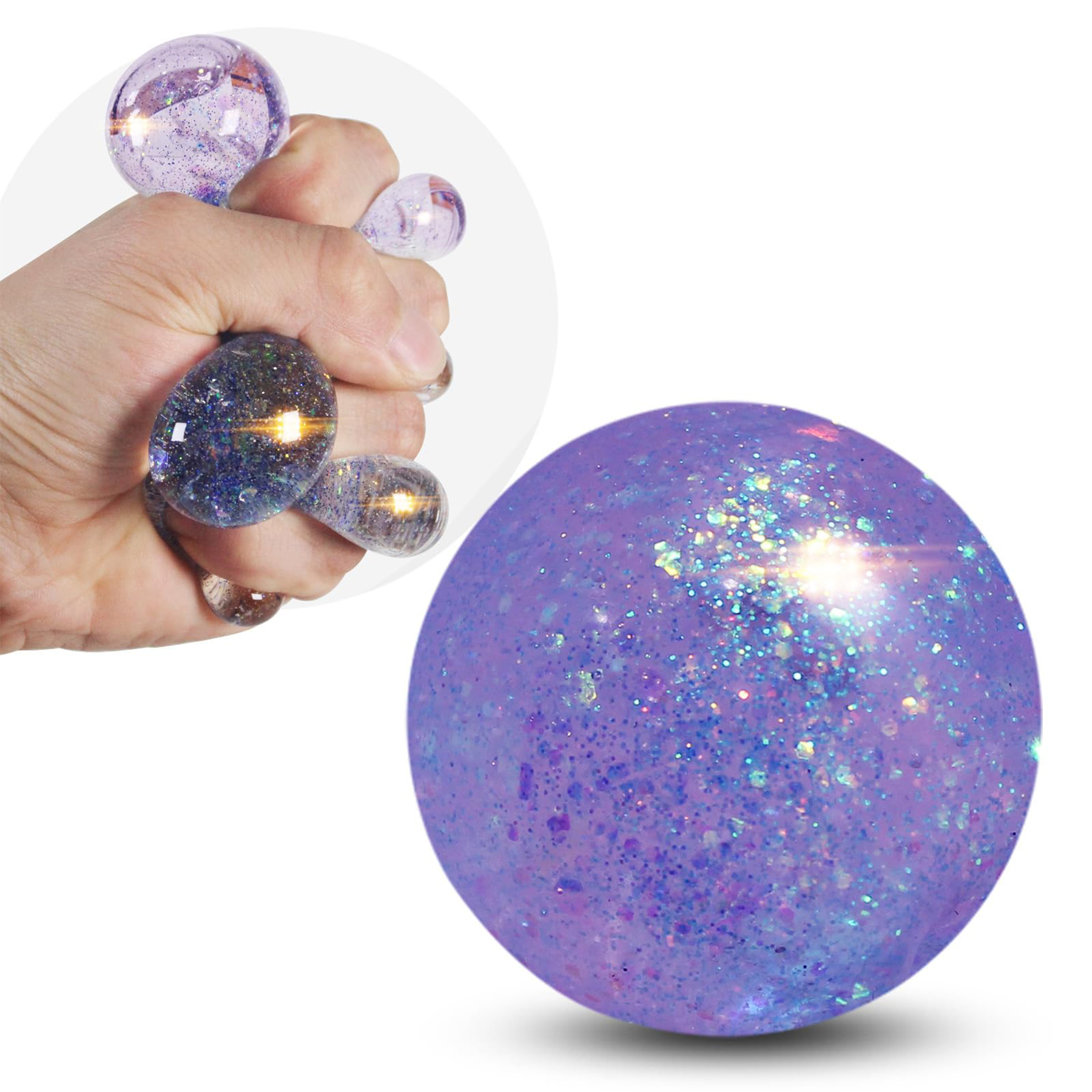 Gel/Glitter Stress Balls for Adults 2