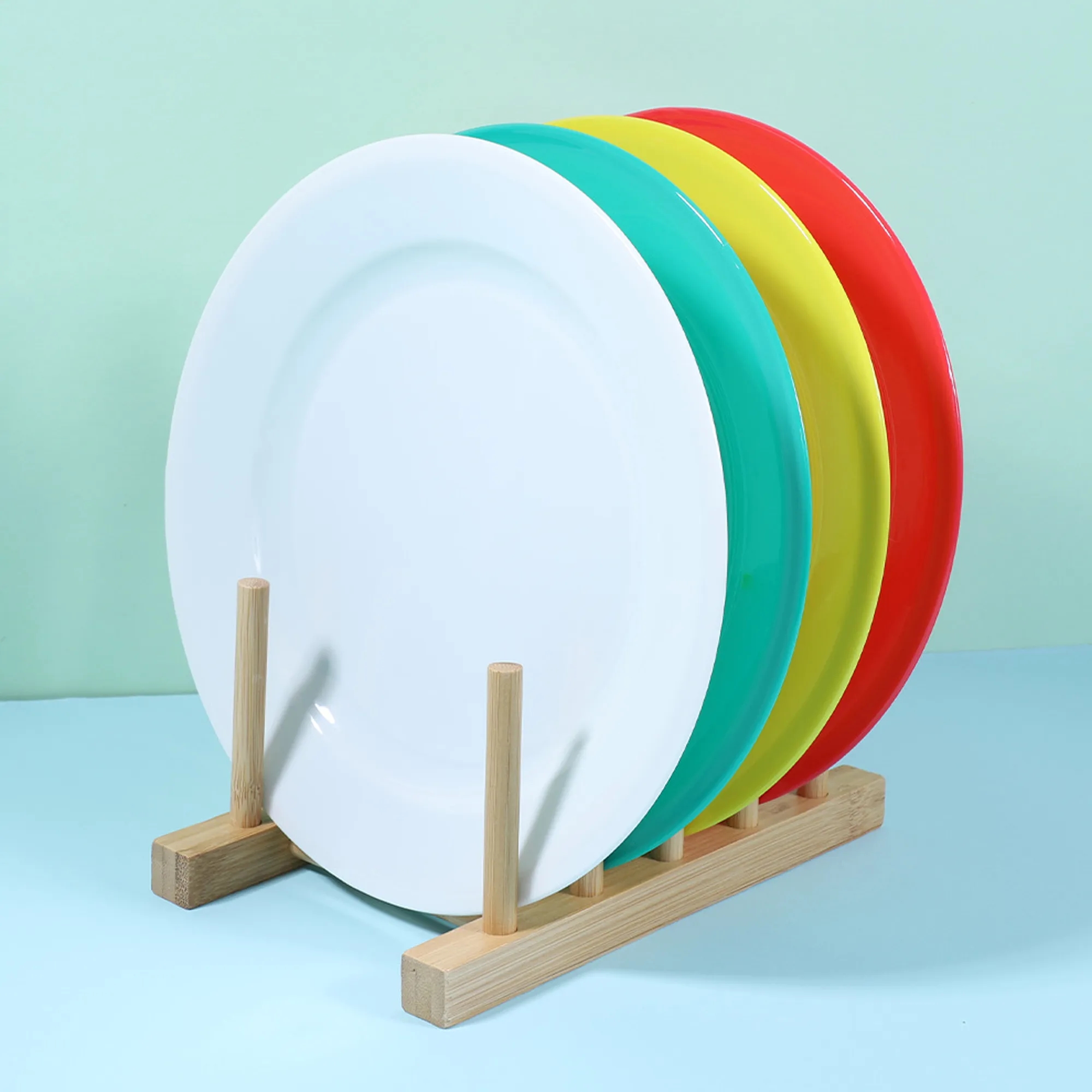 Round Outdoor Plastic Picnic Plate 5