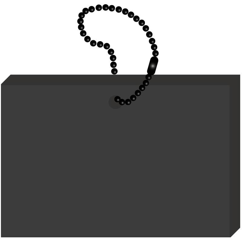 Rectangle Key Tag 2