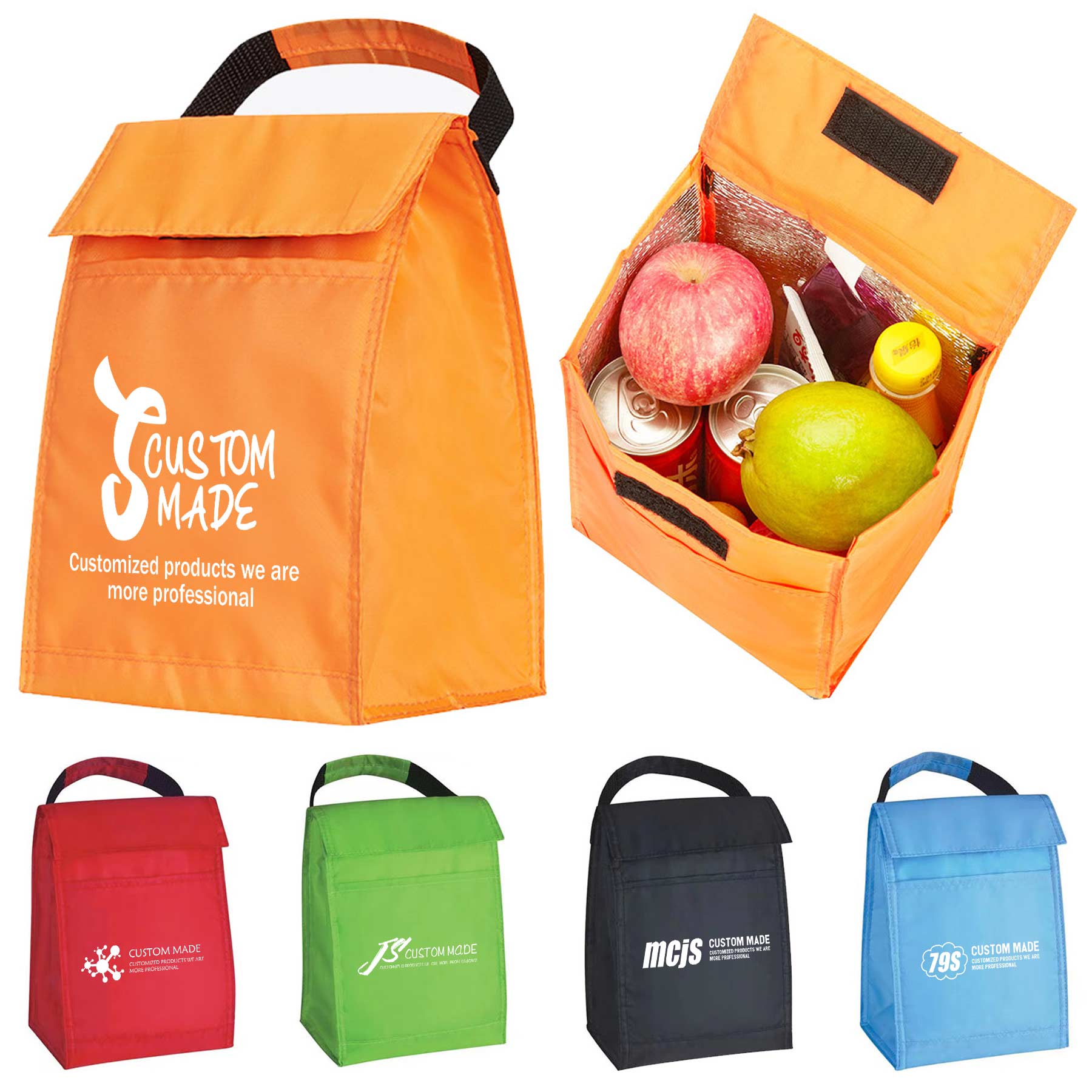 Polyester Insulated Lunch Tote Bag 2
