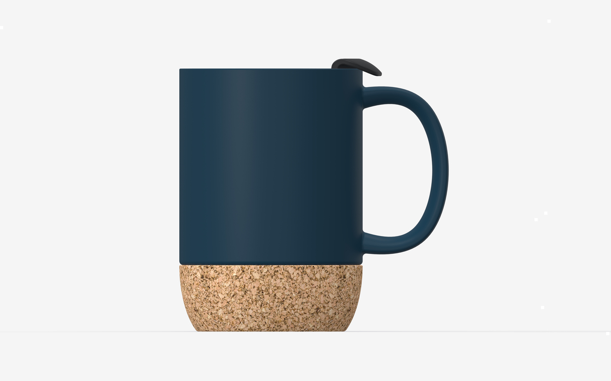 Asobu 12 Oz. Cork Ceramic Coffee Mug 9