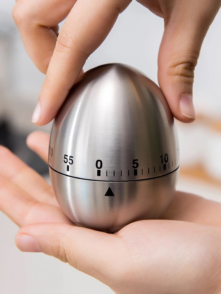Stainless Steel Apple / Egg Shape Timer 3