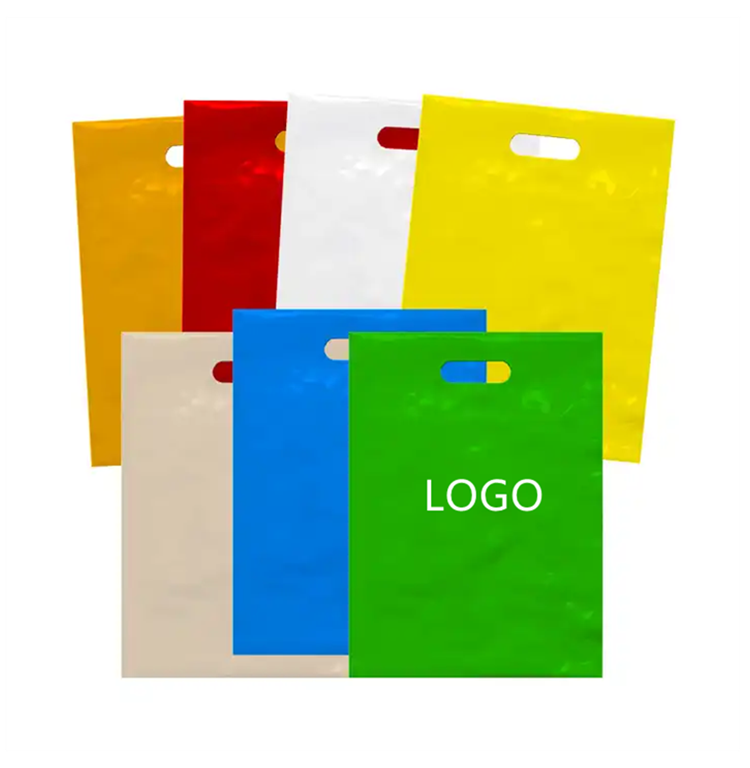 Die Cut Plastic Shopping Bags 2