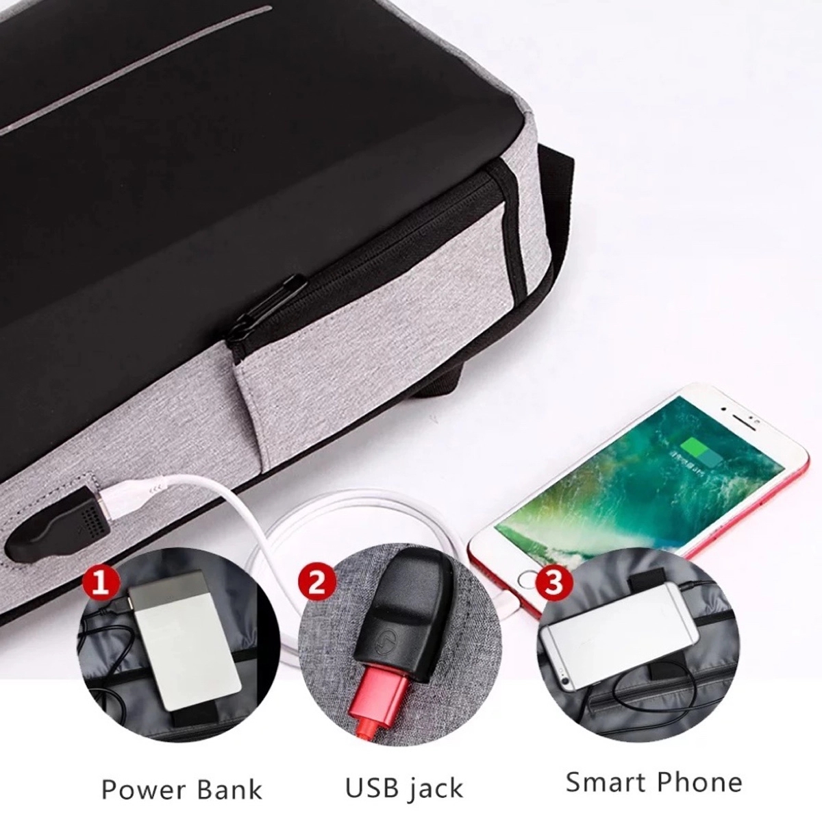 Anti-Theft Hard Shell Laptop Backpack 6