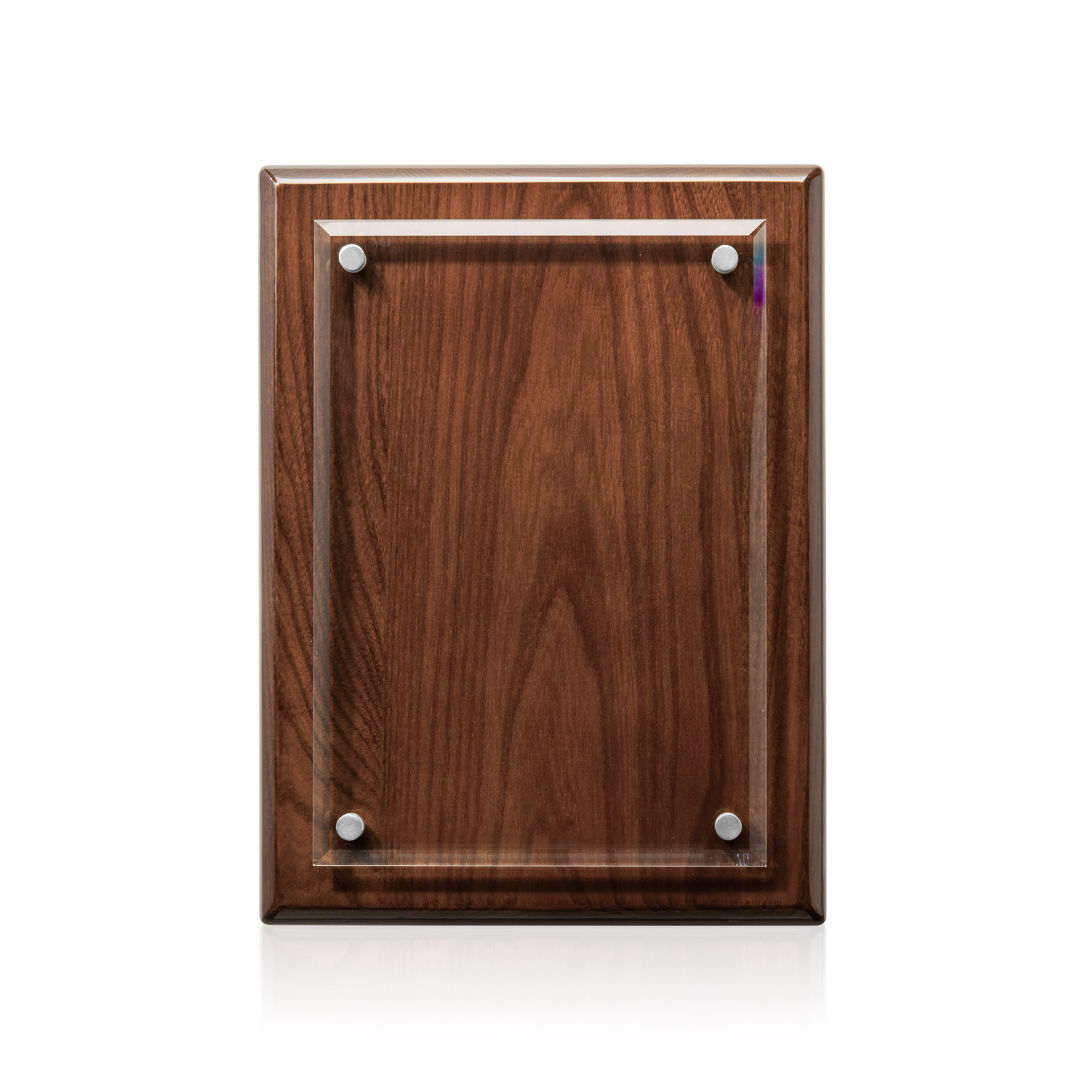 Caledon Plaque - Walnut/Silver 1