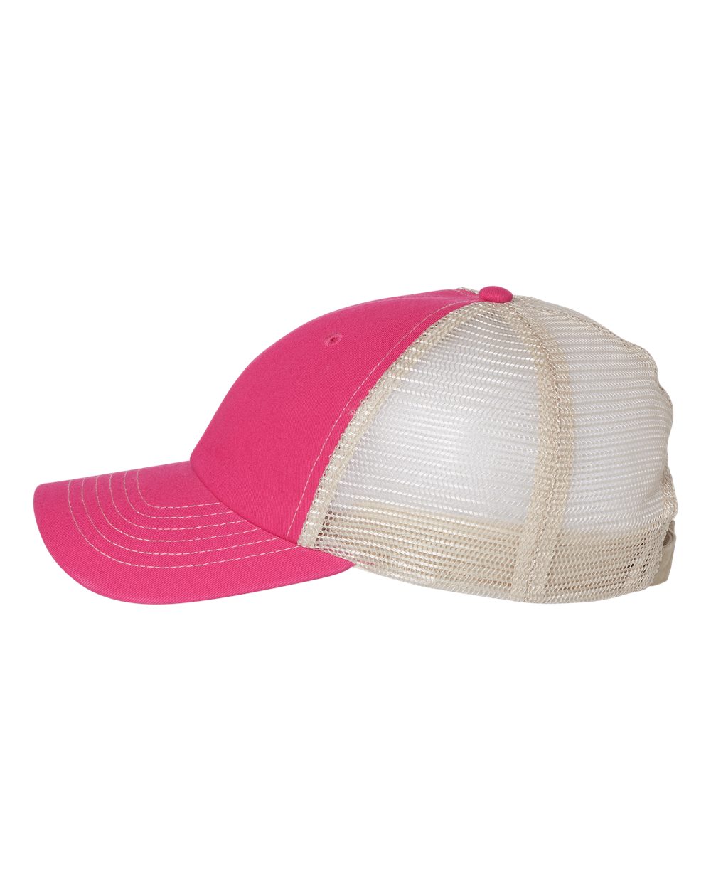 Contrast-Stitch Mesh-Back Cap - 3100 19