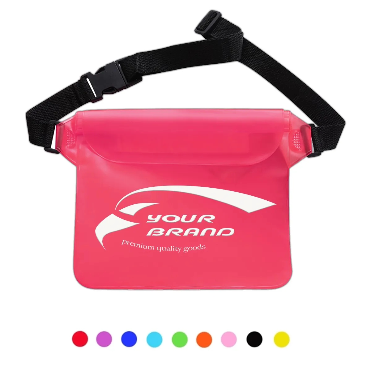 Swimming Waist Strap Transparent Waterproof Pouch Bag 2
