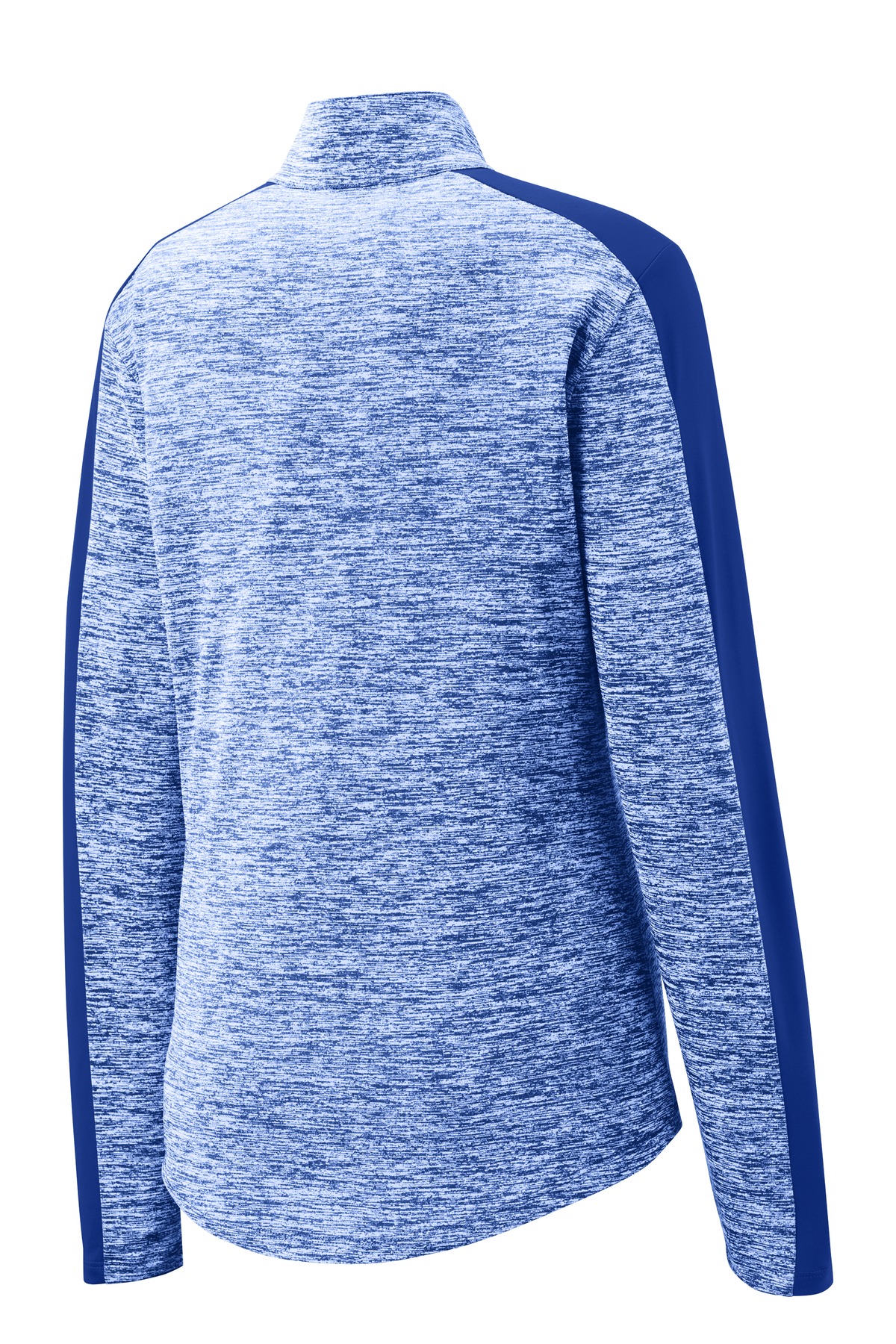 Sport-Tek Women's PosiCharge Electric Heather Colorblock 1/4-Zip Pullover. LST397 42