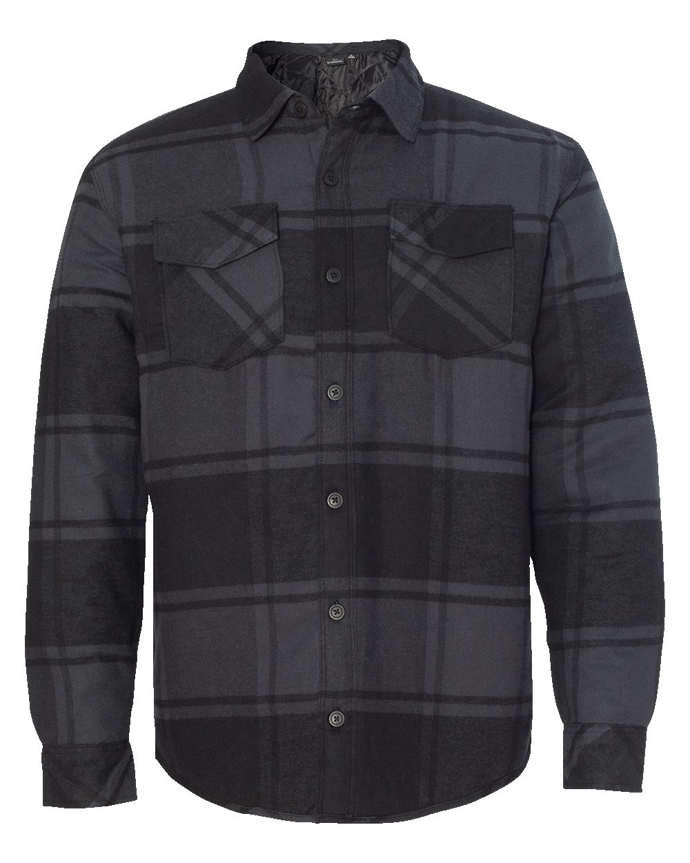 Quilted Flannel Shirt Jacket 8610