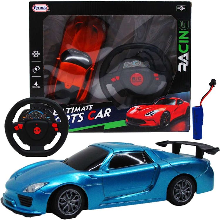 Remote Control Sports Cars - Assorted 8" 1